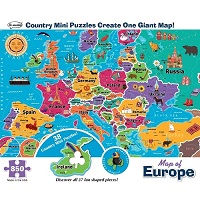 850 Piece Map of Europe Puzzle