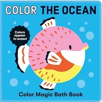 Color the Ocean Color Magic Bath Book