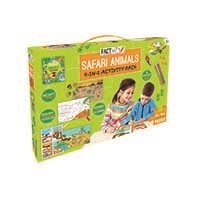 Factivity Safari Animals 4-In-1 Activity Pack