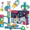 Magnetic Blocks with Marble Run Game