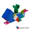 Magna-Tiles Solid Colors 48 Piece DX Set