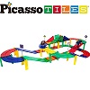 PicassoTiles 50pc Race Track Magnetic Building Blocks