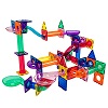 PicassoTiles 100 Piece Marble Run Magnetic Building Blocks