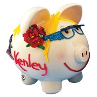 Wikki Stix One-of-A-Kind Designer Piggy Bank