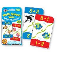 Math Splash War Addition & Subtraction Challenge Cards (T24022)